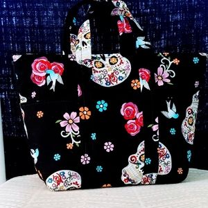 Sugar skull purse